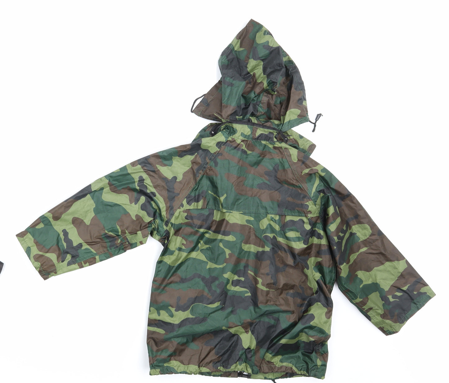 SSP Girls Green Camouflage  Rain Coat Coat Size 3-4 Years
