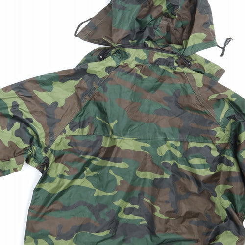 SSP Girls Green Camouflage  Rain Coat Coat Size 3-4 Years