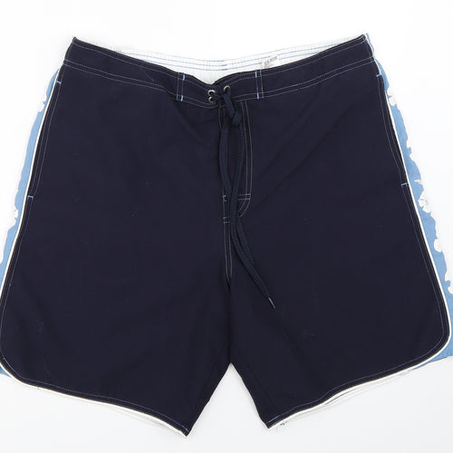 Marks and Spencer Mens Blue   Bermuda Shorts Size M - Swim shorts