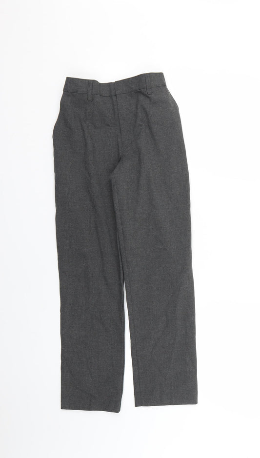 Marks and Spencer Boys Grey   Cropped Trousers Size 9-10 Years