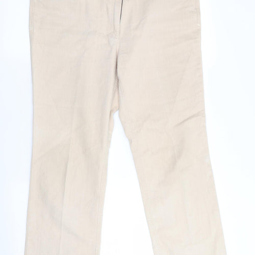ZERRES Womens Beige   Straight Jeans Size 16 L28 in