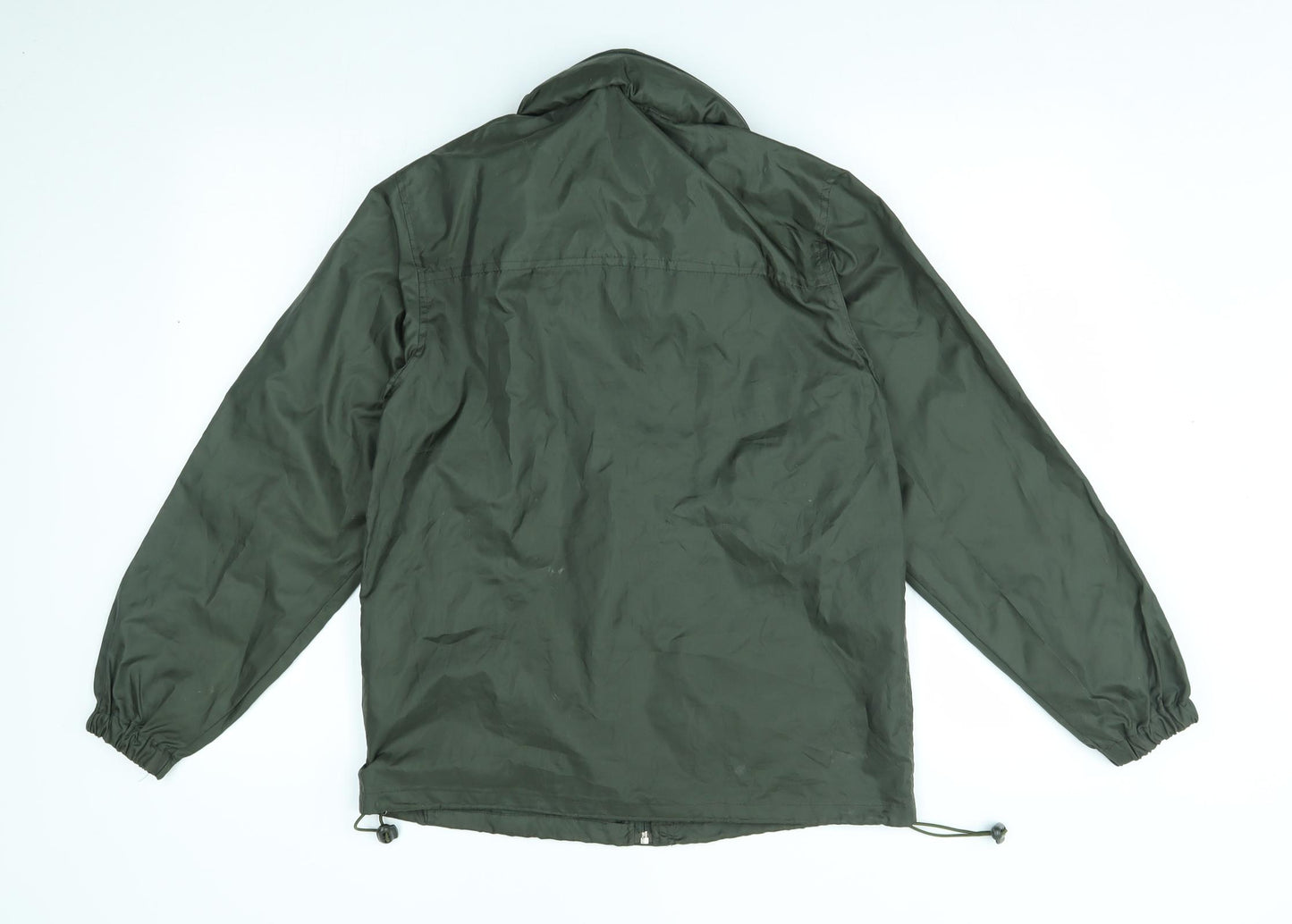 NLActive Mens Green   Anorak Coat Size M  - hood in collar
