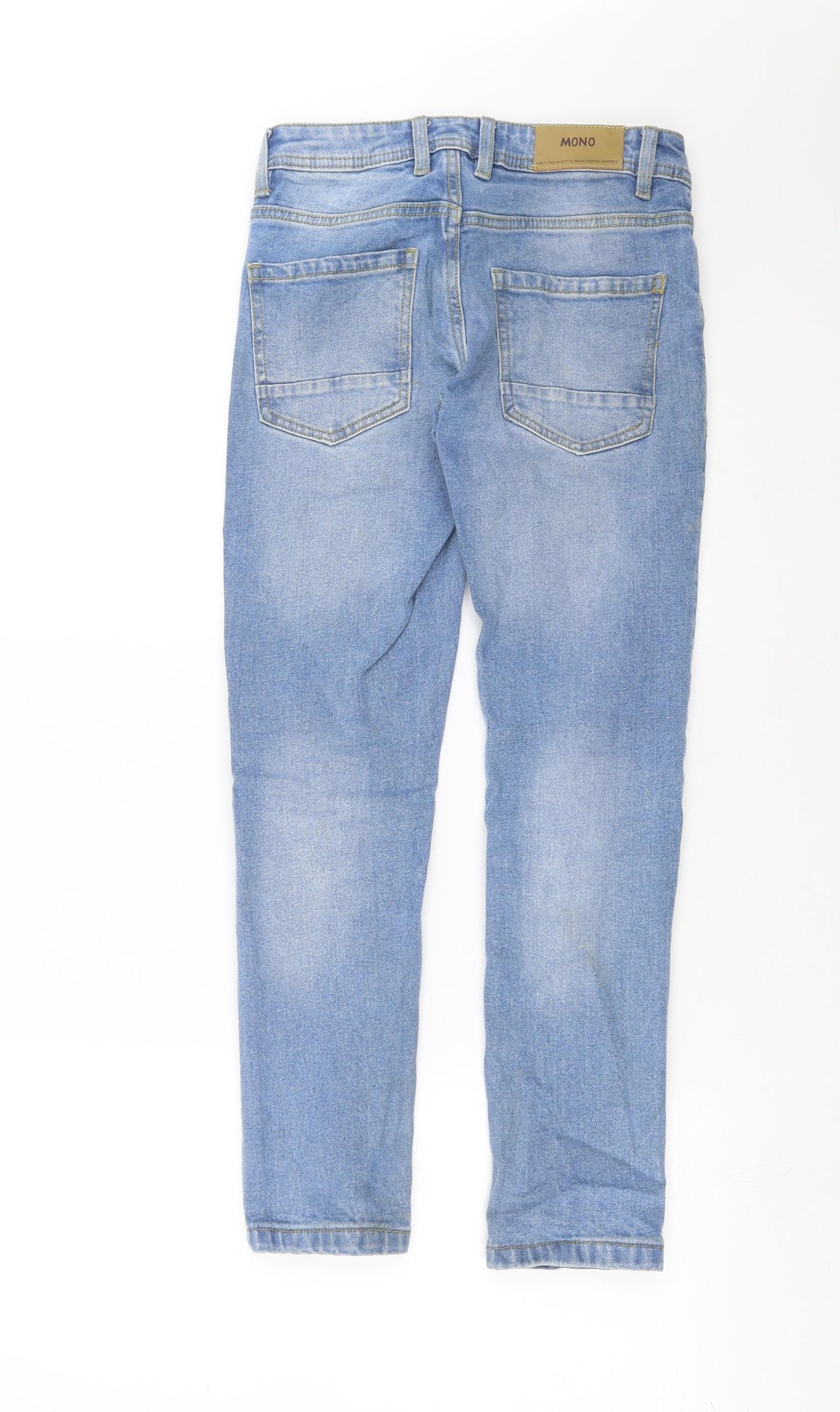 MONO Boys Blue  Denim Tapered Jeans Size 10 Years