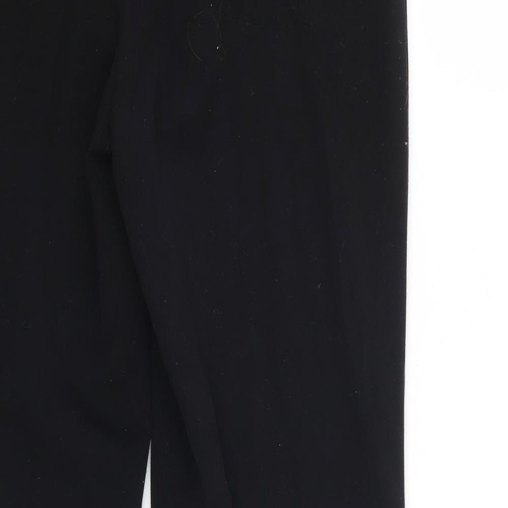 Anne Brooks Womens Black   Trousers  Size 10 L27.5 in