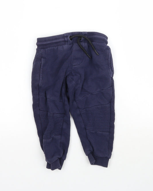 George Boys Blue   Jogger Trousers Size 2-3 Years