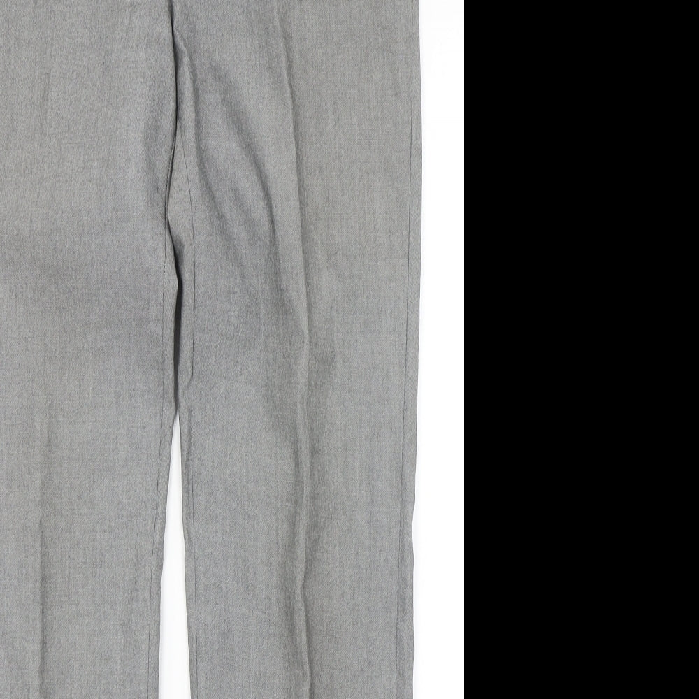 Harry Brown Mens Grey   Dress Pants Trousers Size 32 in L29 in