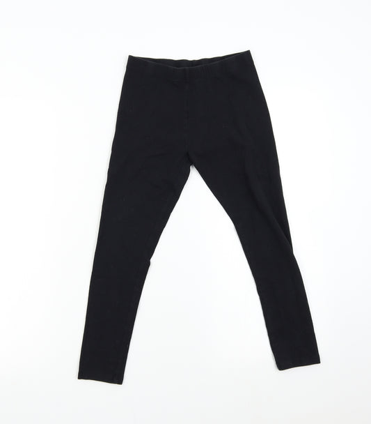 NEXT Girls Black   Carrot Trousers Size 10 Years