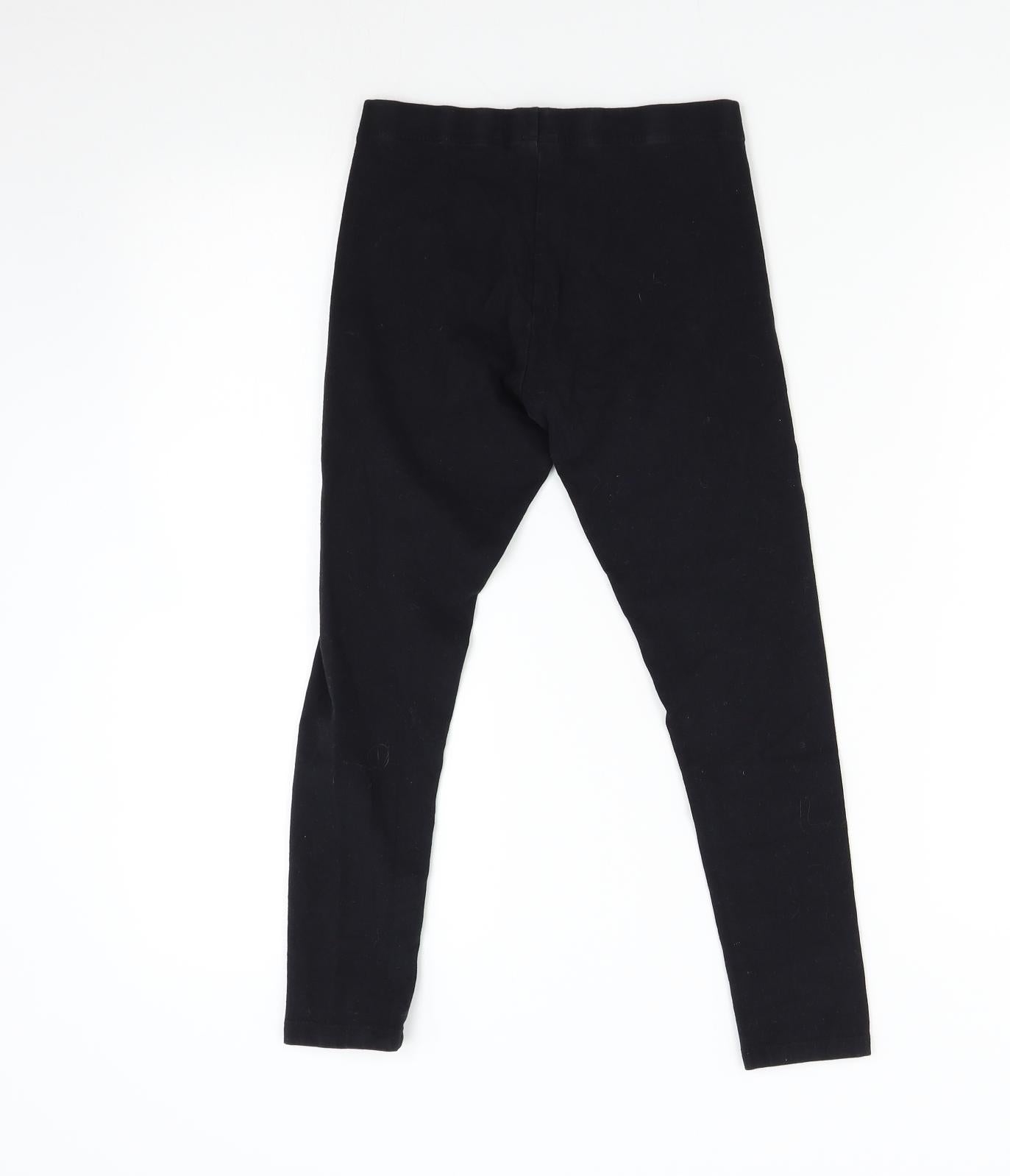 NEXT Girls Black   Carrot Trousers Size 10 Years