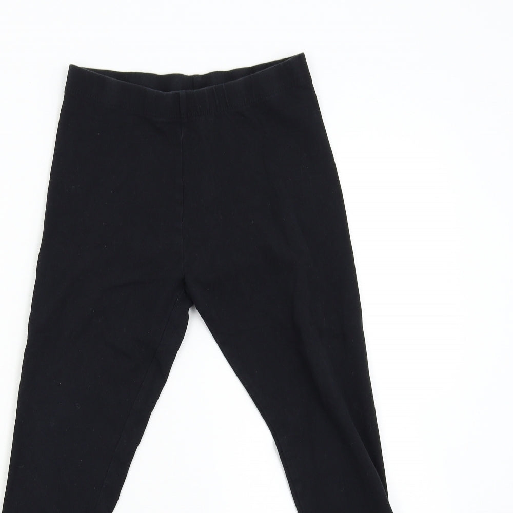 NEXT Girls Black   Carrot Trousers Size 10 Years