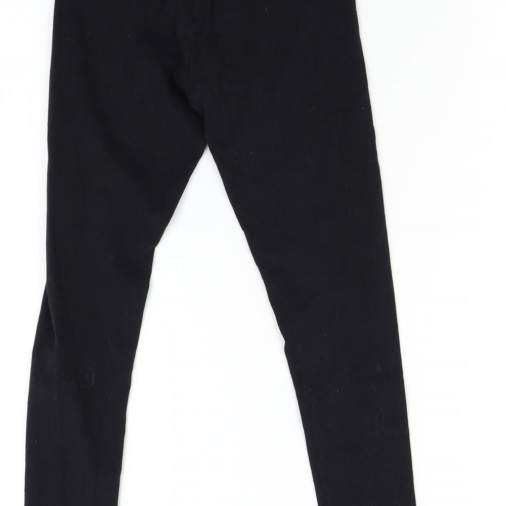 NEXT Girls Black   Carrot Trousers Size 10 Years