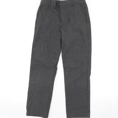 M&S Boys Grey   Dress Pants Trousers Size 10 Years - School