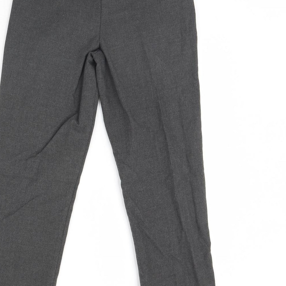 M&S Boys Grey   Dress Pants Trousers Size 10 Years - School