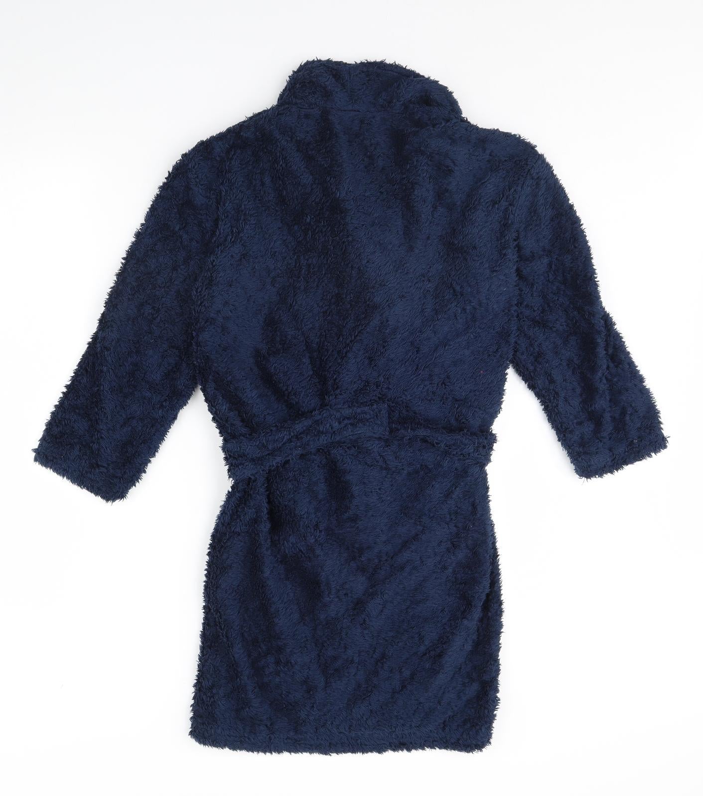 NEXT Boys Blue Solid Fleece  Gown Size 10 Years
