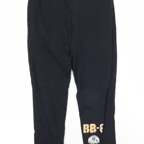 F&F Boys Black   Sweatpants Trousers Size 9 Years - starwars
