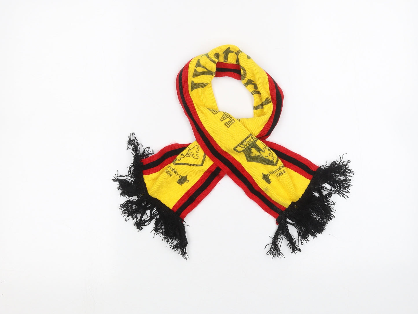 watford Boys Yellow Spotted  Scarf  One Size  - watford