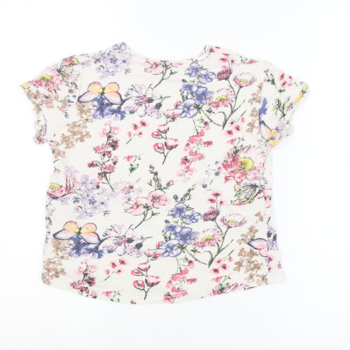Destination Girls Multicoloured Floral  Basic T-Shirt Size 9-10 Years