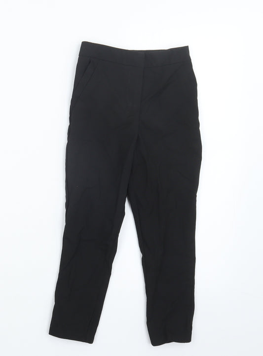 George Boys Black   Cargo Trousers Size 5-6 Years