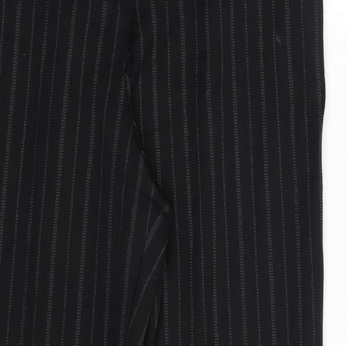 Armani  Womens Black Striped  Trousers  Size 20 L30 in
