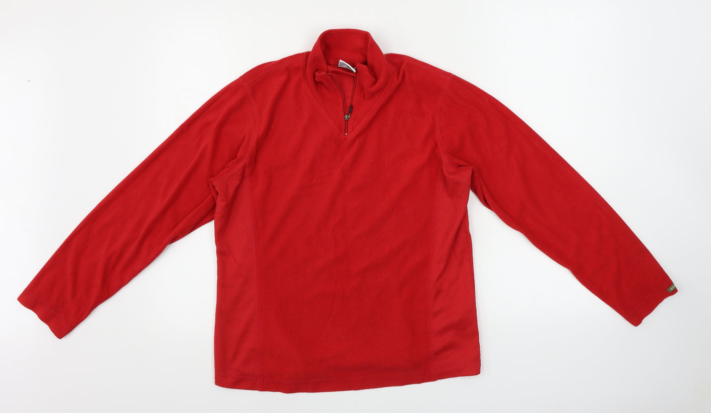 Columbia Womens Red   Henley Jumper Size M