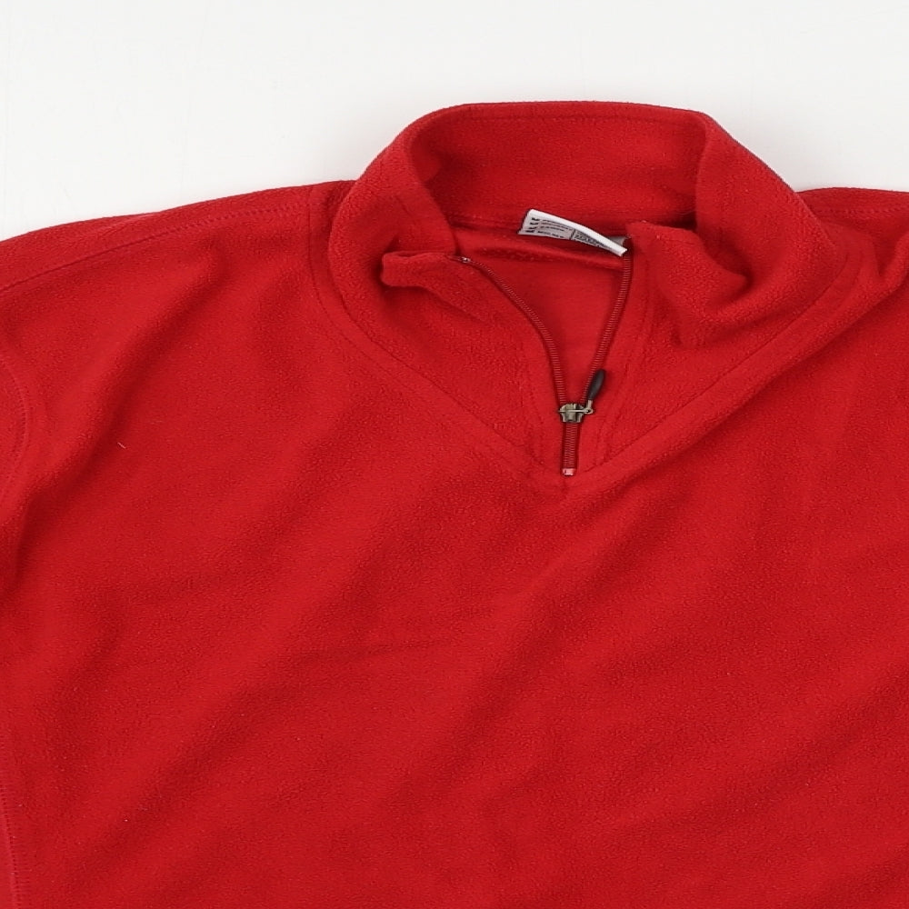 Columbia Womens Red   Henley Jumper Size M