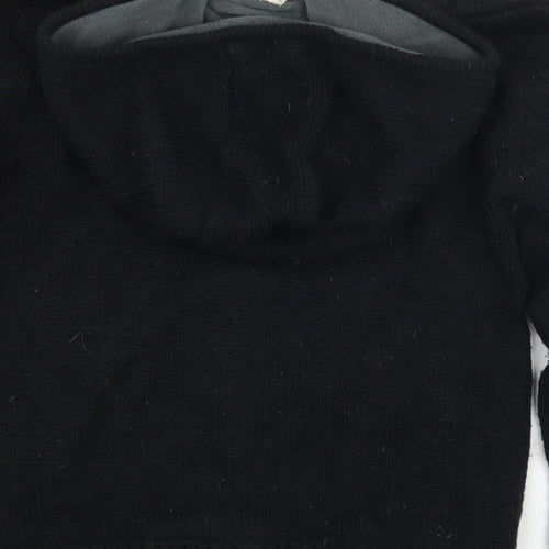 Marks and Spencer Girls Black   Jacket Coatigan Size 11-12 Years