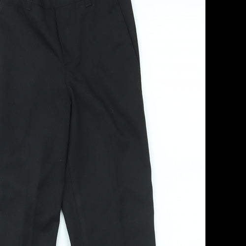 George Boys Black   Chino Trousers Size 4-5 Years