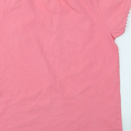 Hatley Womens Pink   Basic T-Shirt Size XS