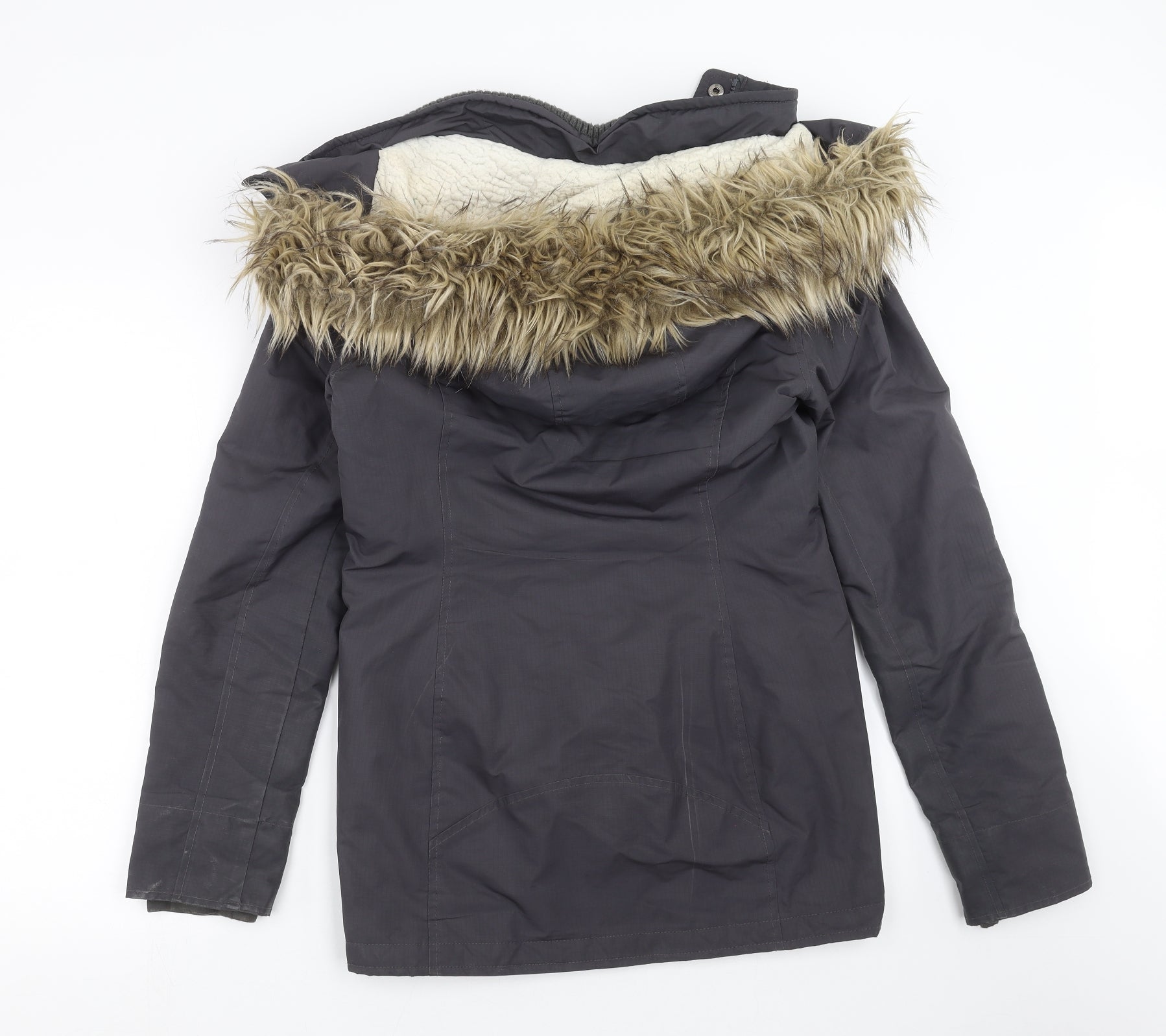 Hollister Womens Grey Parka Jacket Size S – Preworn Ltd