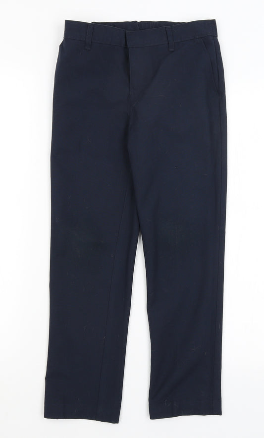 M&S Boys Blue   Dress Pants Trousers Size 9-10 Years