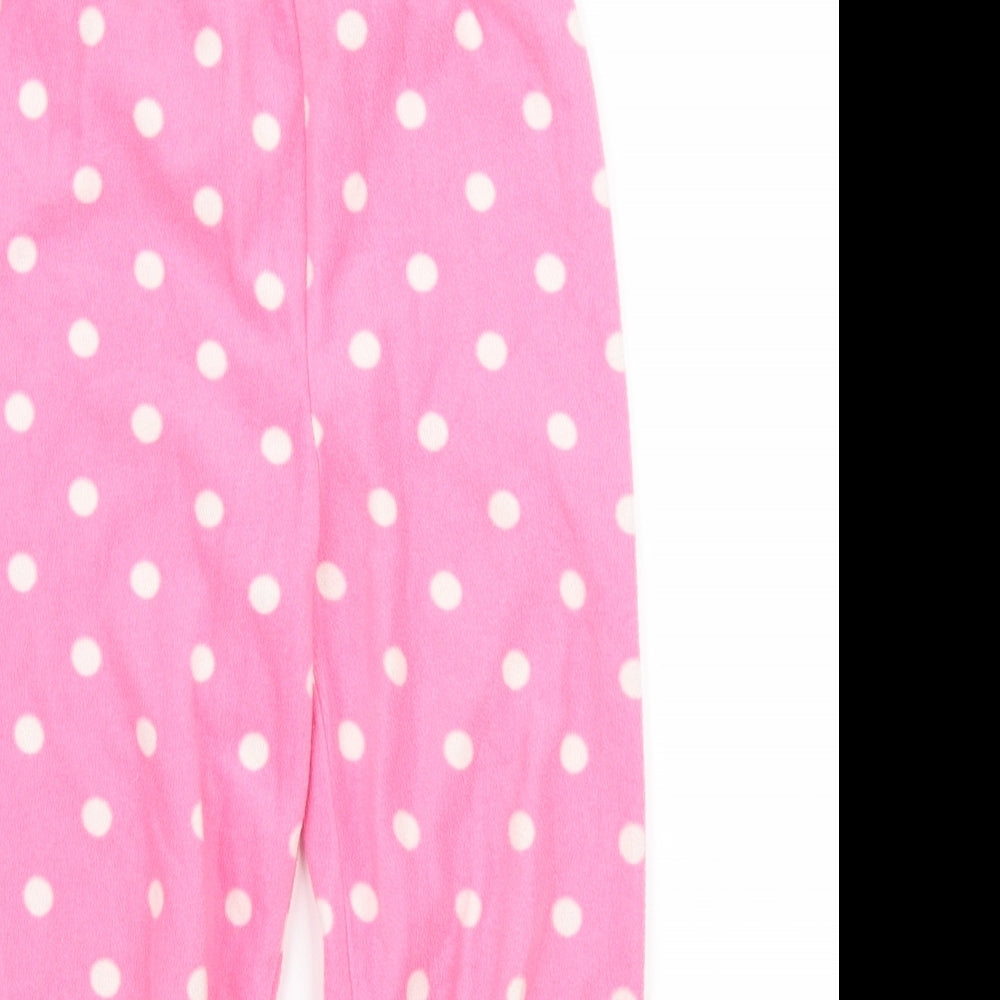 Primark Girls Pink Polka Dot  Capri Pyjama Pants Size 4-5 Years