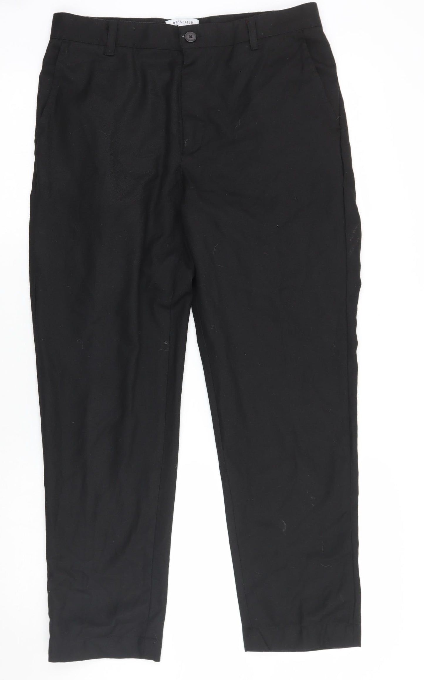 Bellfield Mens Black   Trousers  Size 30 L27 in