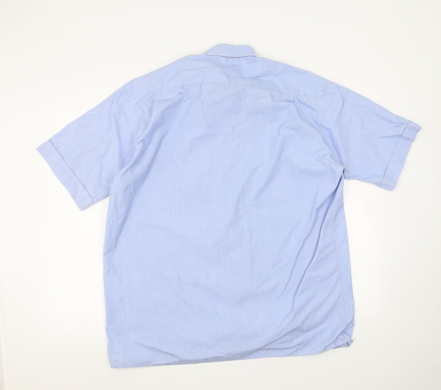 Eturna Mens Blue    Dress Shirt Size 16