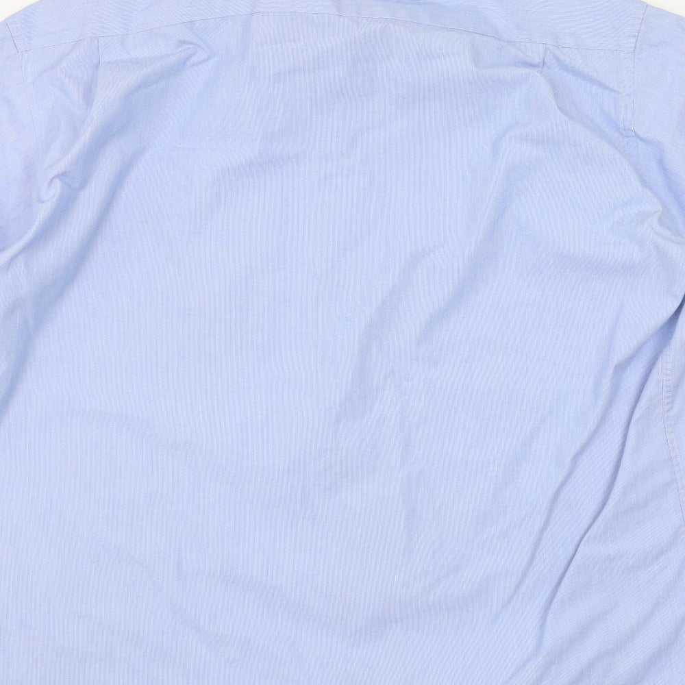 Eturna Mens Blue    Dress Shirt Size 16