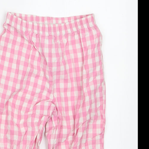 George Girls Pink Check  Capri Pyjama Pants Size 2-3 Years