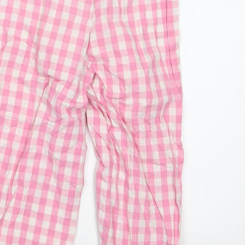 George Girls Pink Check  Capri Pyjama Pants Size 2-3 Years