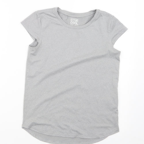 32 Degrees Girls Grey   Basic T-Shirt Size 9-10 Years
