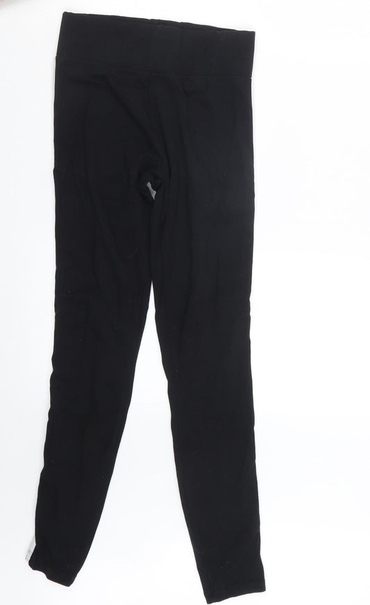 New Look Womens Black   Capri Leggings Size 10 L26 in