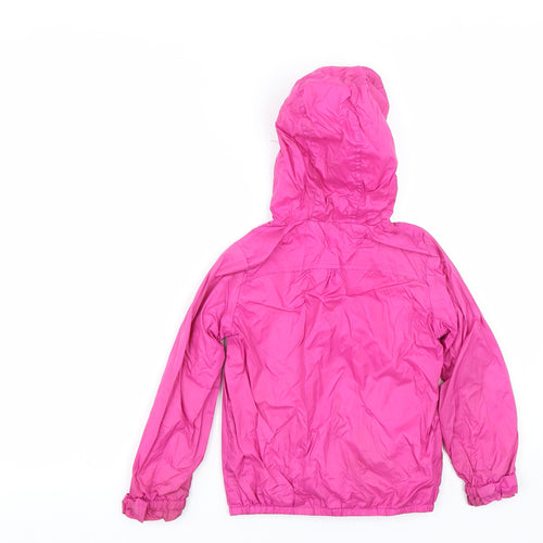 United Colors of Benetton Girls Pink   Rain Coat Coat Size 4-5 Years