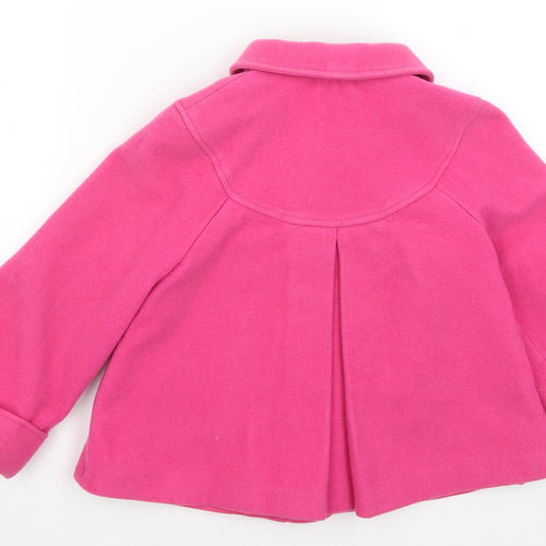 Sweet Millie Girls Pink   Overcoat Coat Size 7 Years