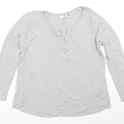 AJC Womens Grey   Basic T-Shirt Size 40