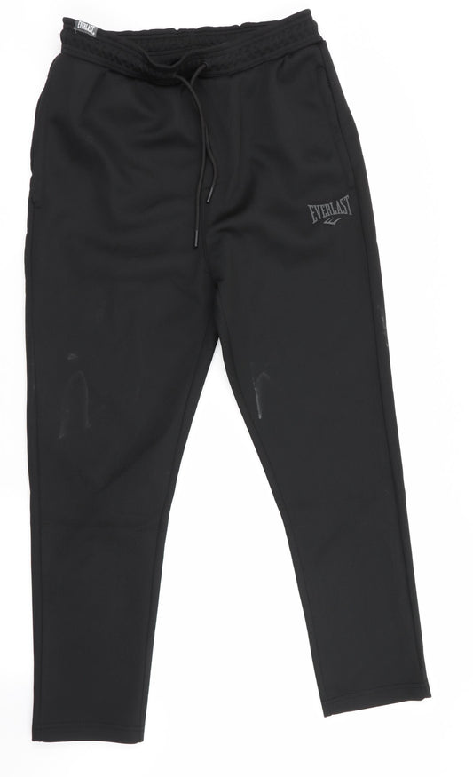 Everlast Womens Black   Sweatpants Trousers Size M L26 in