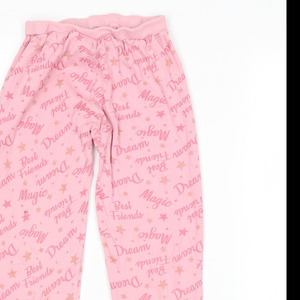 George Girls Pink    Pyjama Pants Size 9-10 Years  - disney