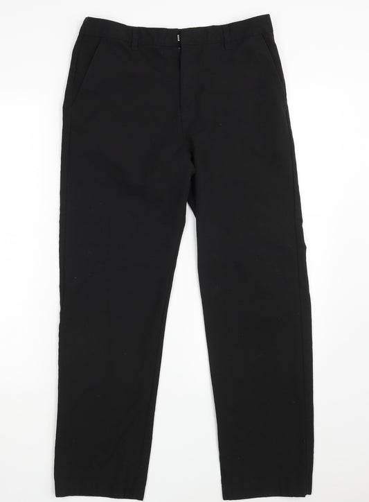M&S Boys Black   Dress Pants Trousers Size 14-15 Years