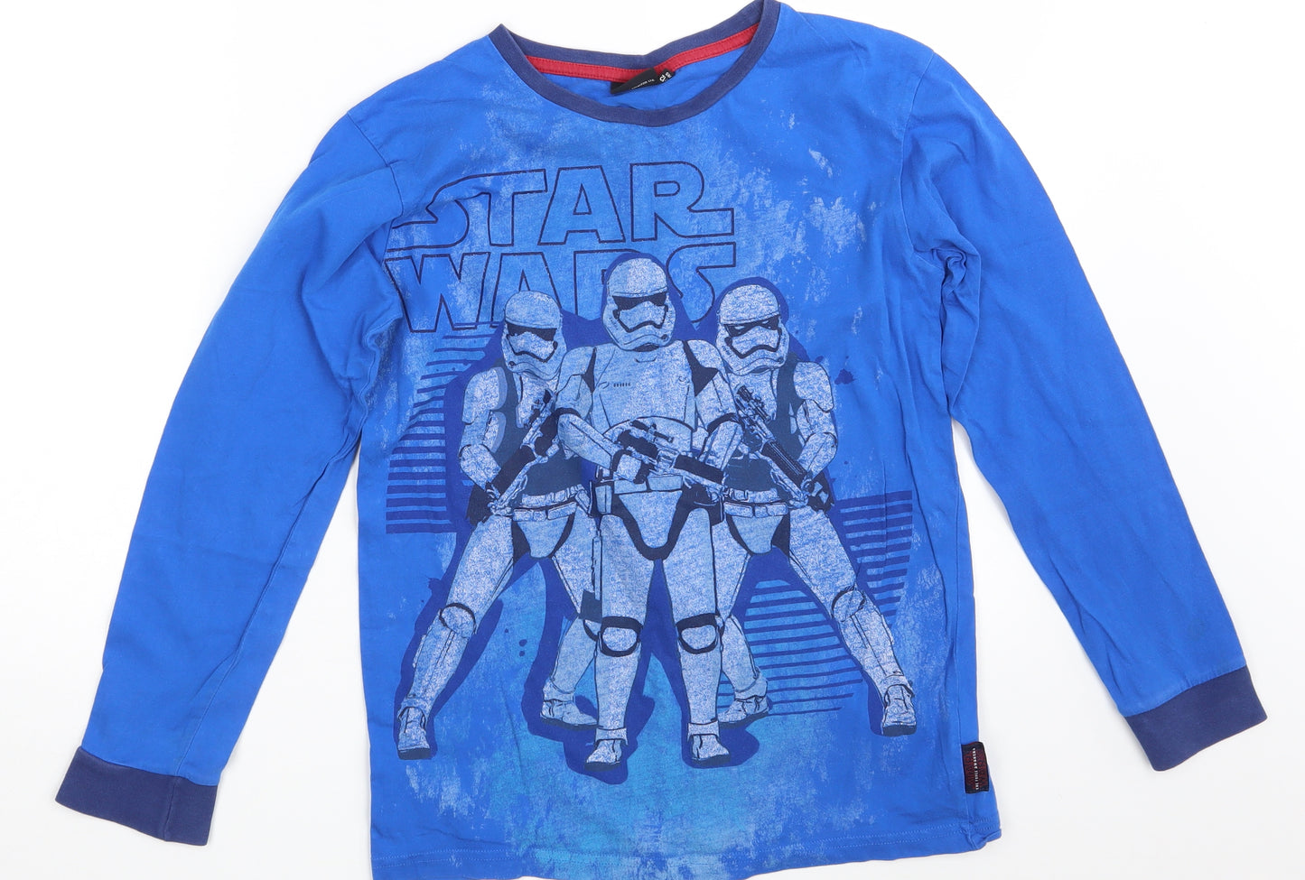 Star Wars Boys Blue Solid   Pyjama Top Size 11-12 Years  - Star Wars