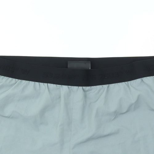 WORKOUT Mens Grey   Sweat Shorts Size XL - stretch waistband