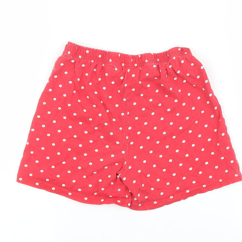 George Girls Red Polka Dot  Top Pyjama Pants Size 7-8 Years