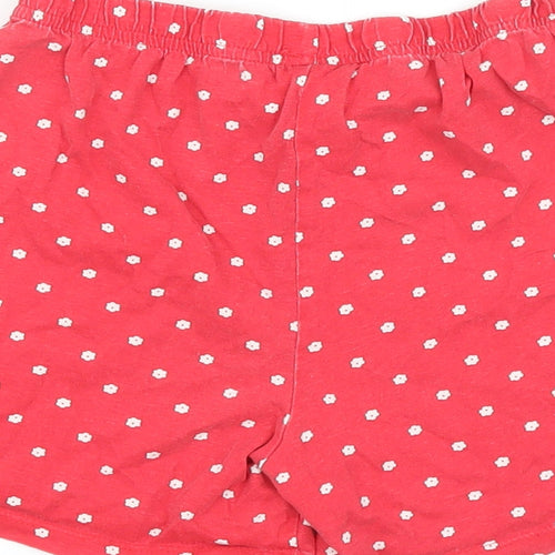 George Girls Red Polka Dot  Top Pyjama Pants Size 7-8 Years