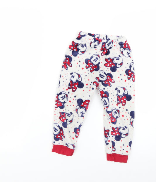 minnie mouse Boys Multicoloured Geometric   Pyjama Pants Size 2-3 Years