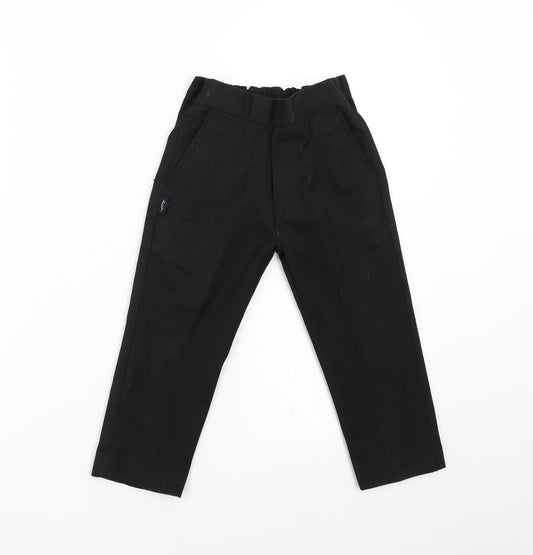 AST Boys Black   Dress Pants Trousers Size 3-4 Years - School
