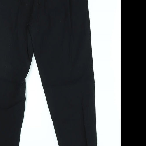George Boys Black   Chino Trousers Size 16 Years